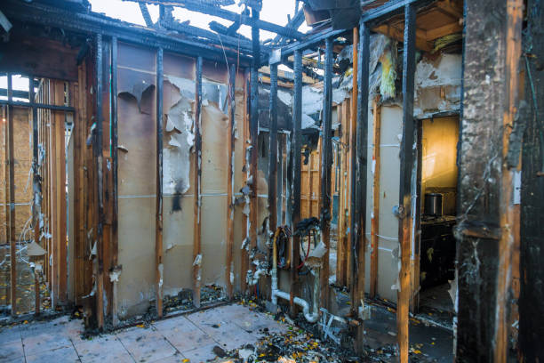 Professional Fire Damage Repair technician working in Aurora, CO